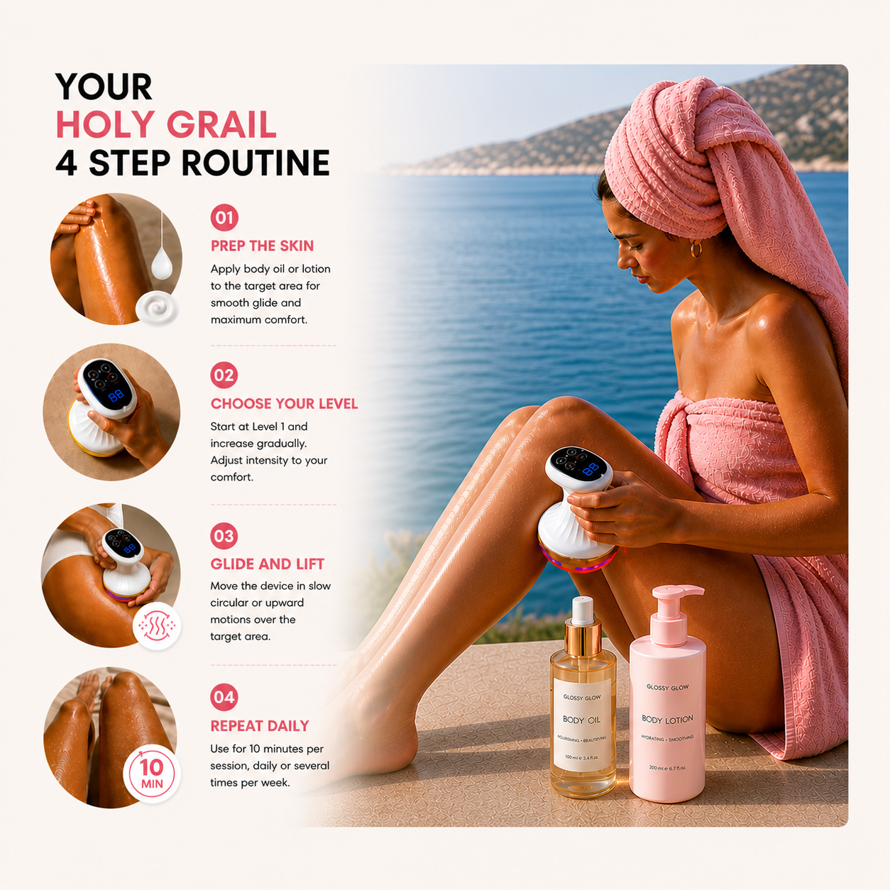 Skulpé® GlowLift Pro Massager